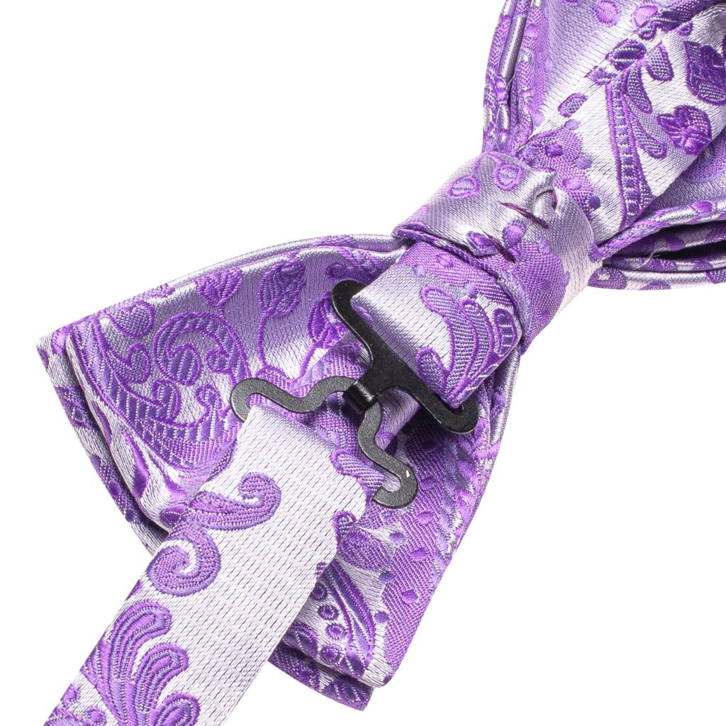 สีม่วง Lilac Lavender Pansy สี - Bow Tie Pre Tied บทวิจารณ์และราคา