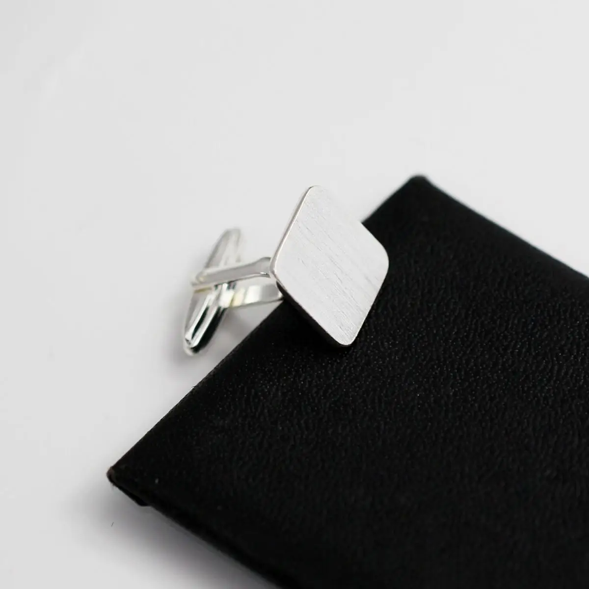 Beadnice 2 ชิ้น 925 เงินสแควร์ - Tie Clip Silver บทวิจารณ์และราคา