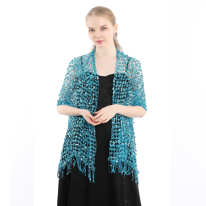 ผ้าคลุมไหล่ปักเลื่อมสไตล์ยุโรป - Stole Wedding Shawl บทวิจารณ์และราคา