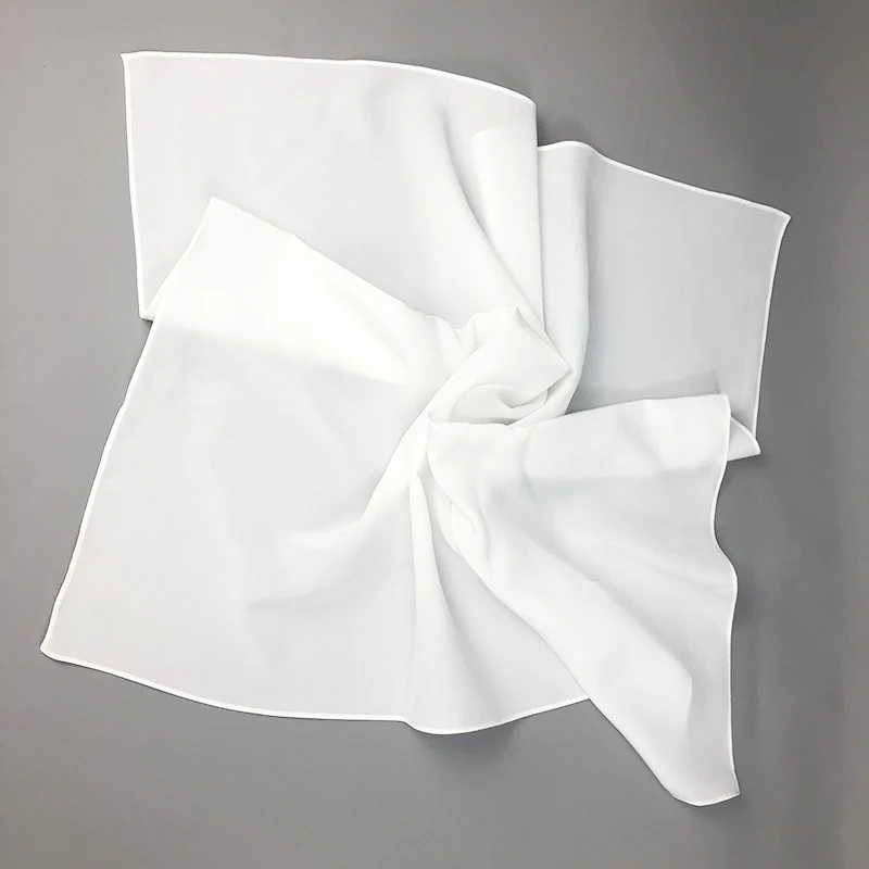 ใหม่ผู้หญิงผ้าพันคอผ้าไหมสแควร - Ascot Neck Scarf บทวิจารณ์และราคา