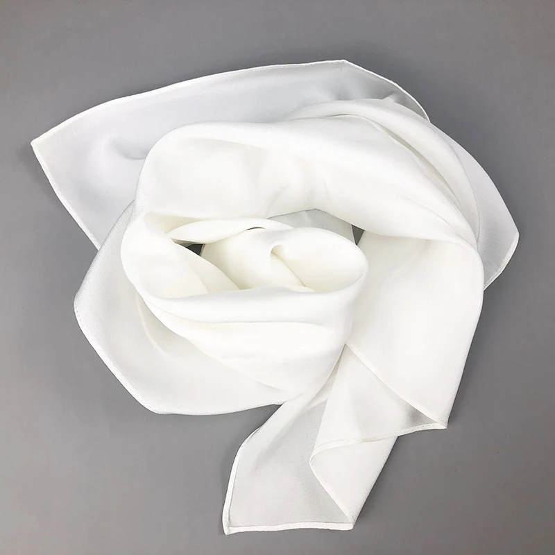 ใหม่ผู้หญิงผ้าพันคอผ้าไหมสแควร - Ascot Neck Scarf บทวิจารณ์และราคา
