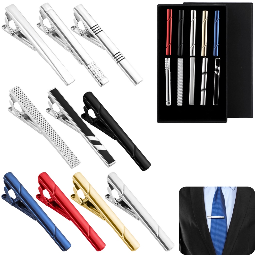 ชุดคลิปหนีบเนคไท 10 ชิ้น สำหรั - Tie Bar Set Gift บทวิจารณ์และราคา