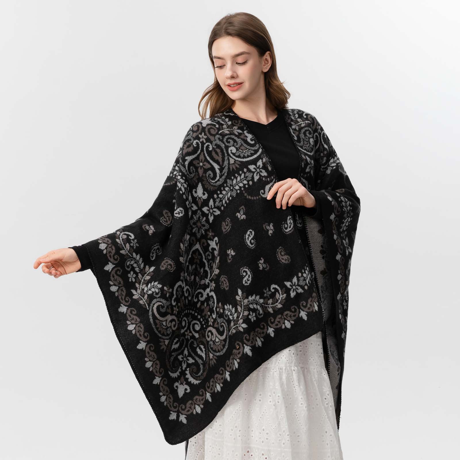 ผ้าพันคอแคชเมียร์สุดหรูสำหรับผ - Stole Wedding Shawl บทวิจารณ์และราคา