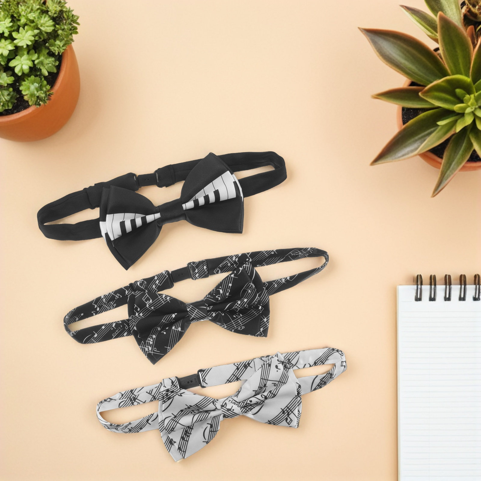 โบว์ไทธีมเปียโน 3 ชิ้น พร้อมลา - Bow Tie Pre Tied บทวิจารณ์และราคา