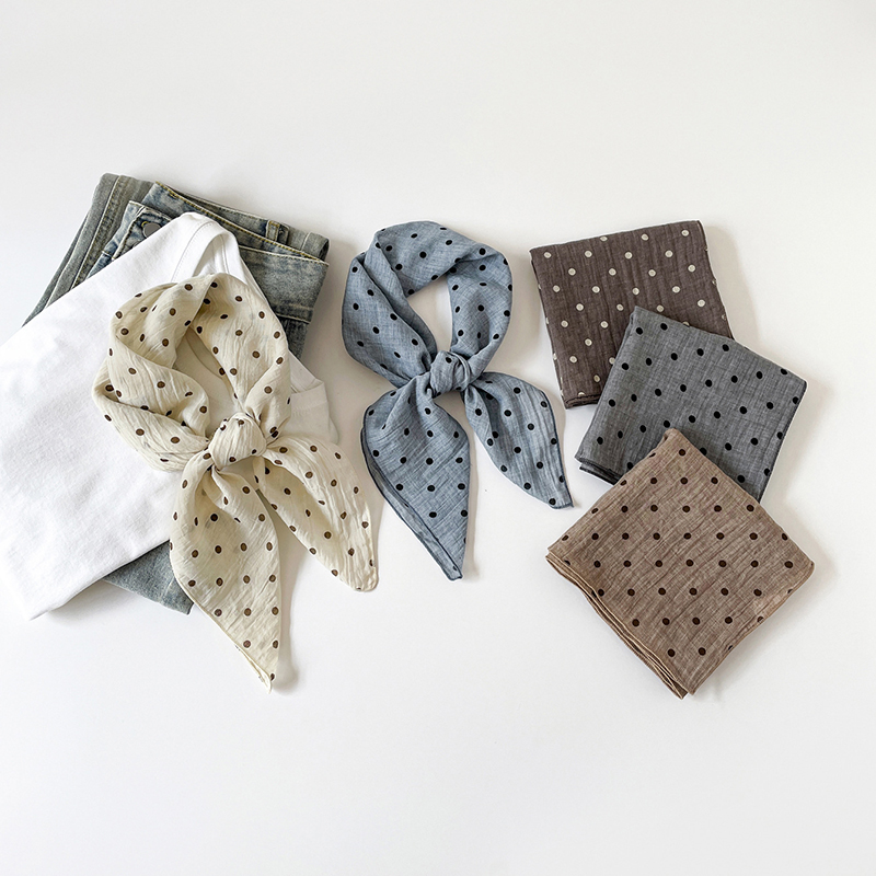 ผ้าพันคอผ้าฝ้ายลินินสีพื้นแบบใ - Bandana Cotton บทวิจารณ์และราคา