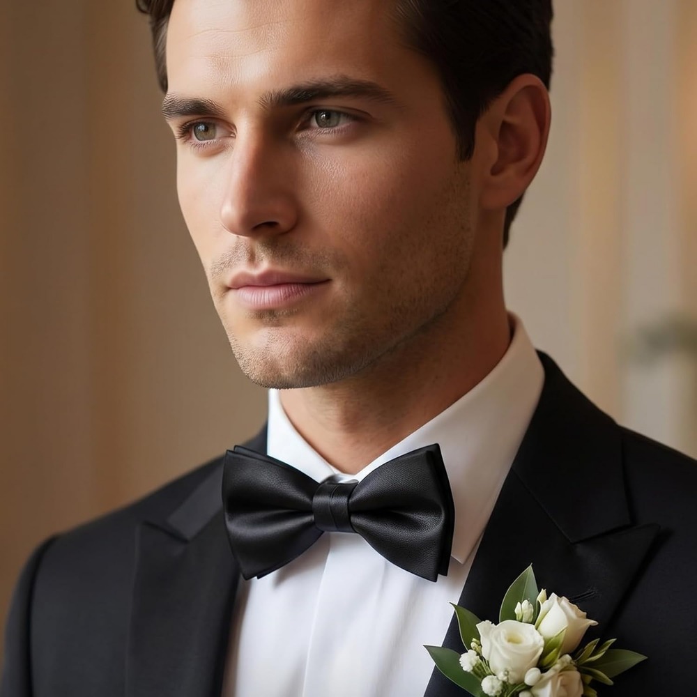 โบว์ไทสีดำ 2 ชิ้น, โบว์ผูกสำเร - Bow Tie Pre Tied บทวิจารณ์และราคา