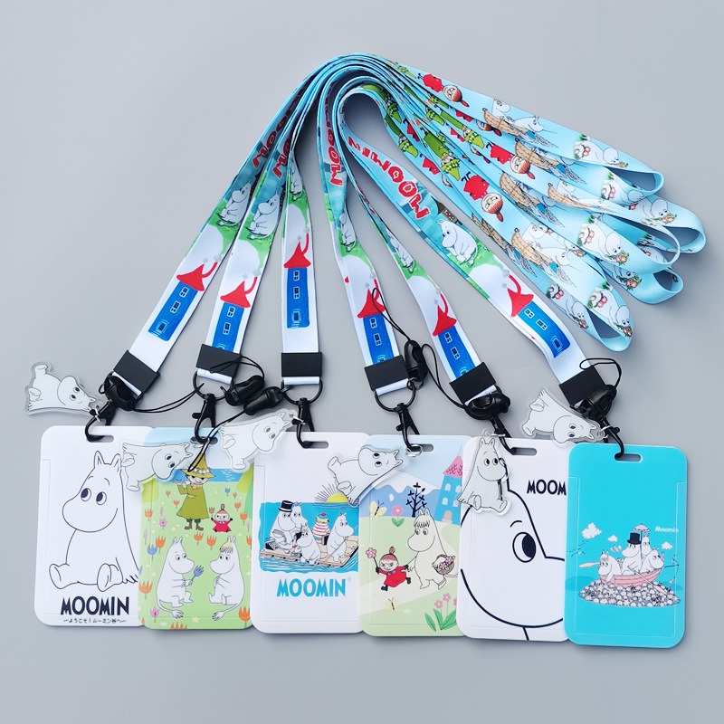 ที่ใส่บัตรแข็งลายการ์ตูนมูมิน  - Lanyard Badge Holder บทวิจารณ์และราคา