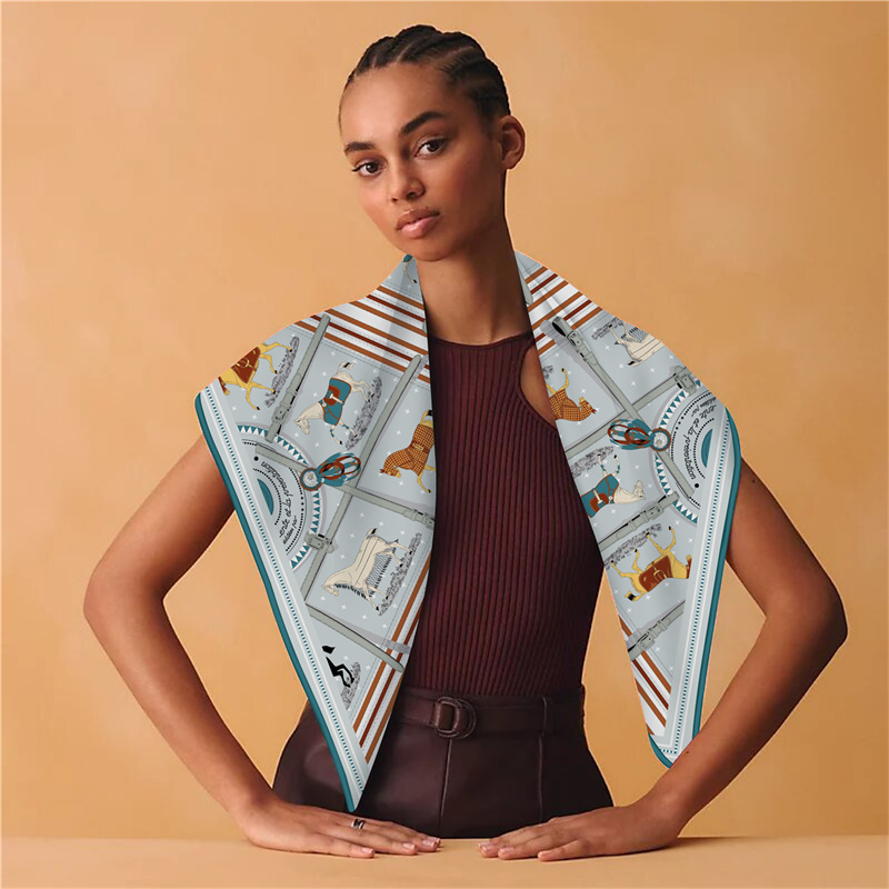 ผ้าพันคอไหมแคชเมียร์พิมพ์ลายแฟ - Woven Scarf Blanket บทวิจารณ์และราคา