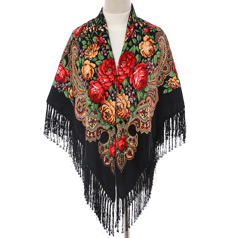 135*135ซม.ผู้หญิงสไตล์รัสเซียผ - Bandana Cotton บทวิจารณ์และราคา