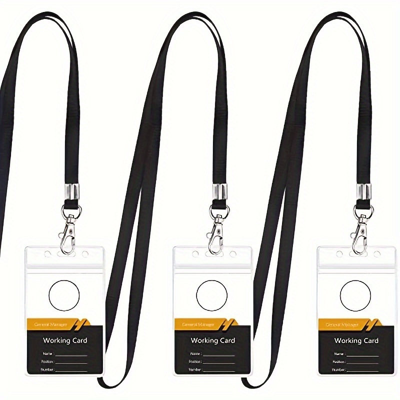 ซองใส่บัตรพลาสติกใสกันน้ำพร้อม - Lanyard Badge Holder บทวิจารณ์และราคา