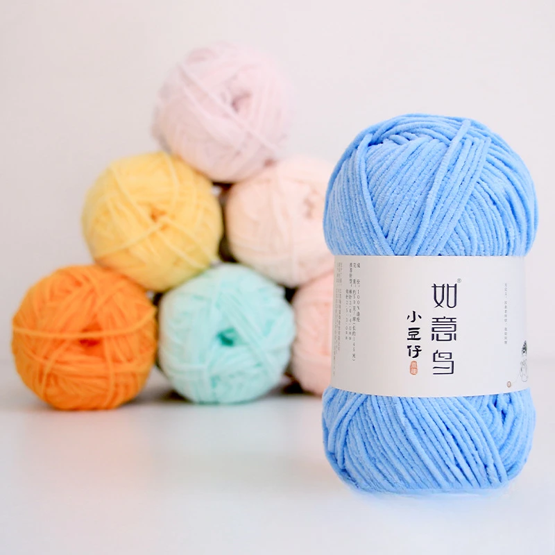 ไหมเชนิลล์เส้นเล็ก 3 มม. 50 กร - Woven Scarf Blanket บทวิจารณ์และราคา